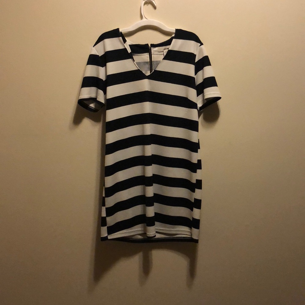 Black and white dress